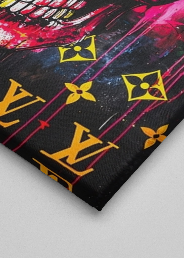 Graffiti art Skull and crown