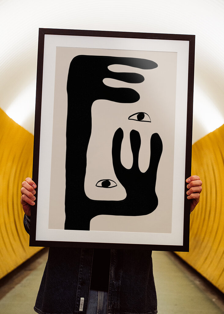 Abstrakt ansigt nr. 2. #2260844