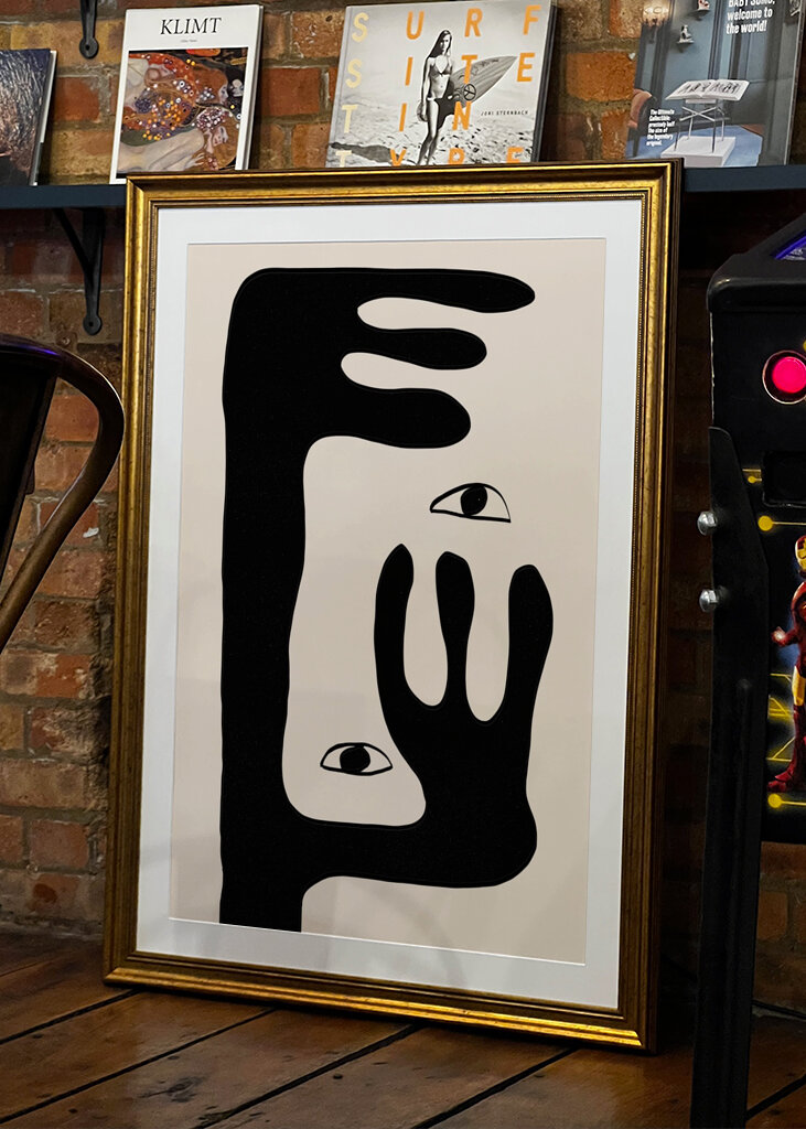 Abstrakt ansigt nr. 2. #2260844