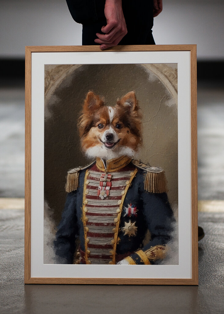 Regal Papillon i uniform