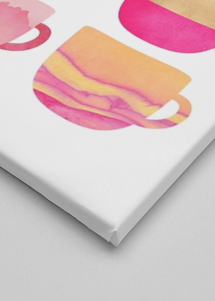 Pěkný růžový šálek kávy#2231933