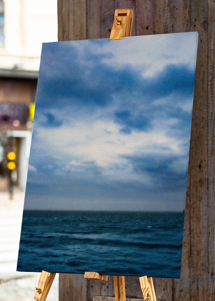 Storm op de Waddenzee