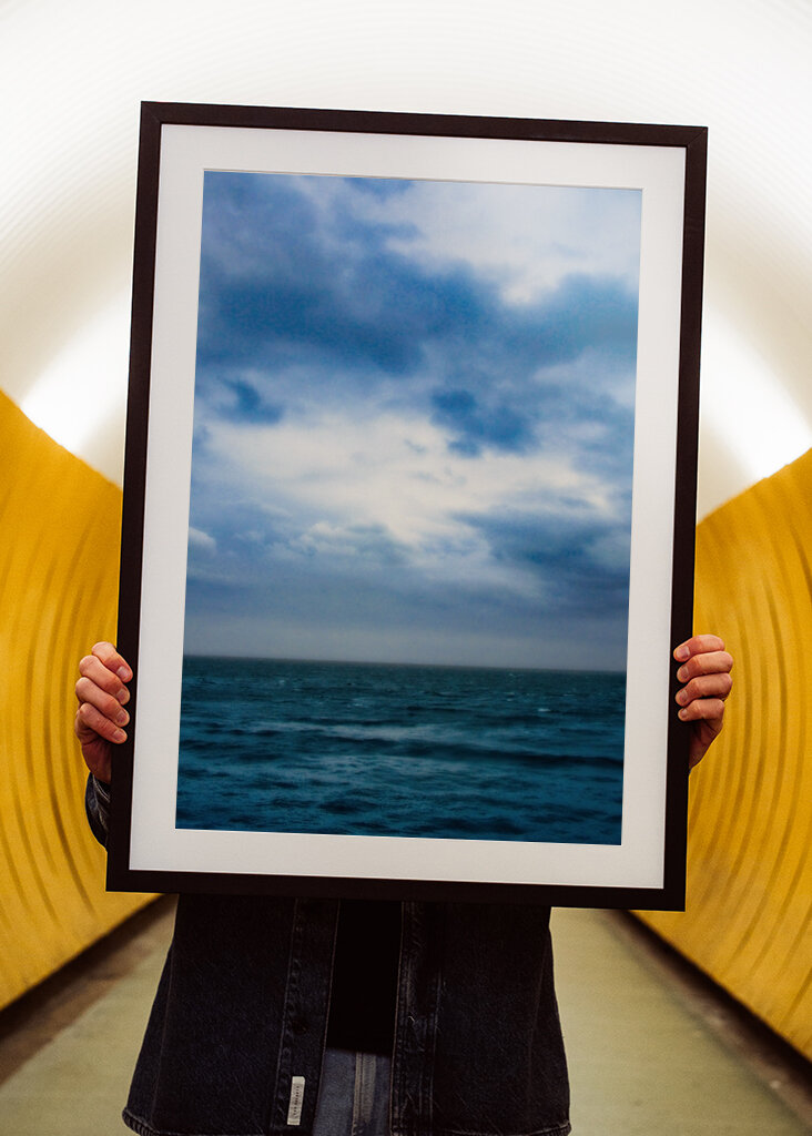 Storm op de Waddenzee