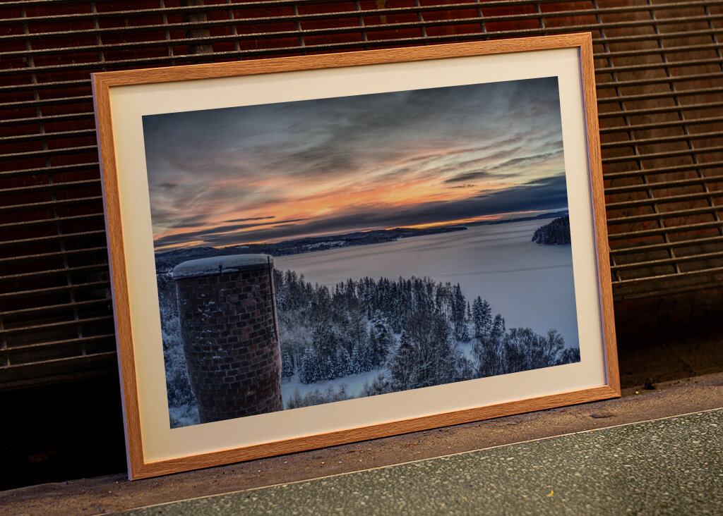 Der alte Schornstein des Sägewerks