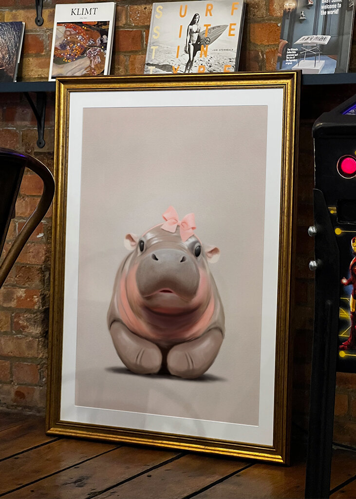 Moo Deng: simpatico bambino ippopotamo