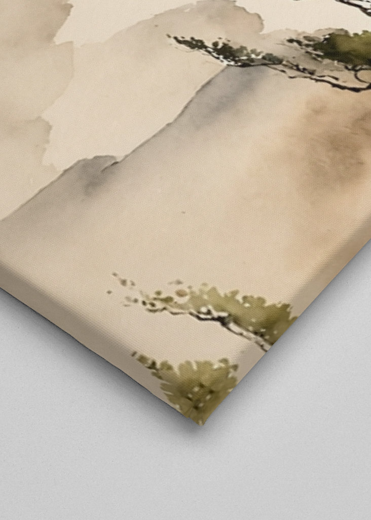 AI Art Misty Mountains Left 