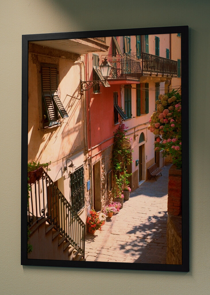 Italská alej s květinami