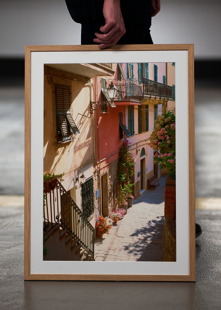 Italská alej s květinami