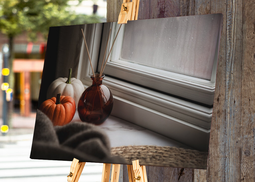 Pumpkins on the Windowsill