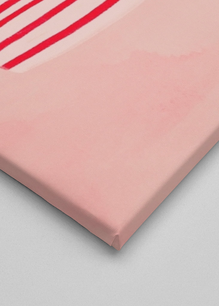 Frau mit roten Streifen#2656947