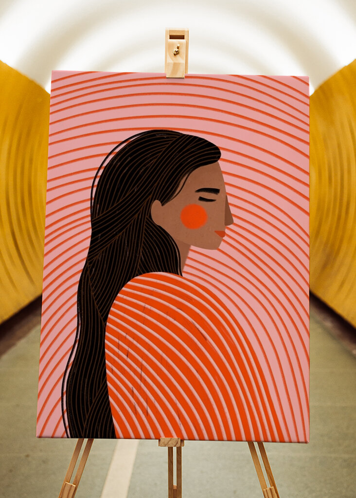 The Woman With Lines 