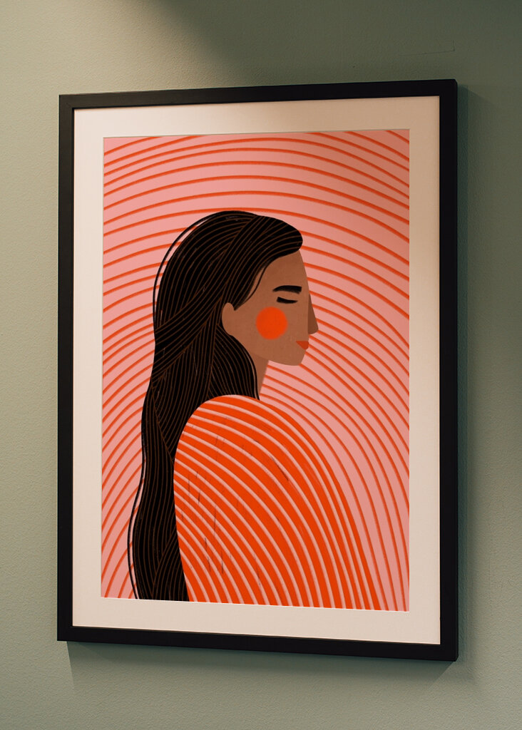 The Woman With Lines 