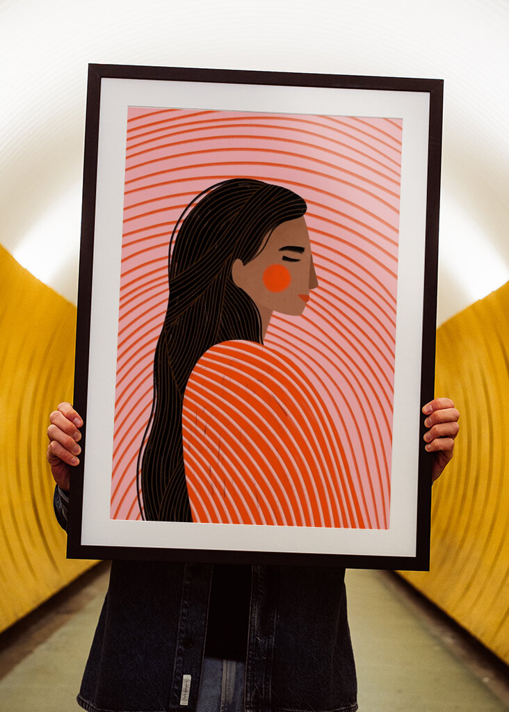 The Woman With Lines 