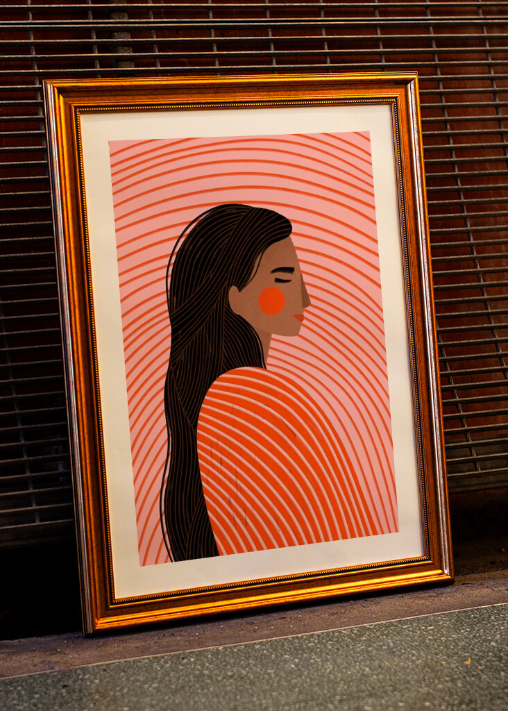 The Woman With Lines 