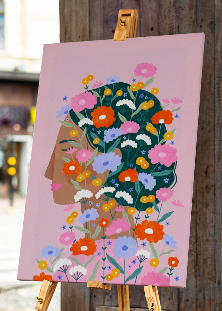 Kolorowy kwiat Lady #2833188