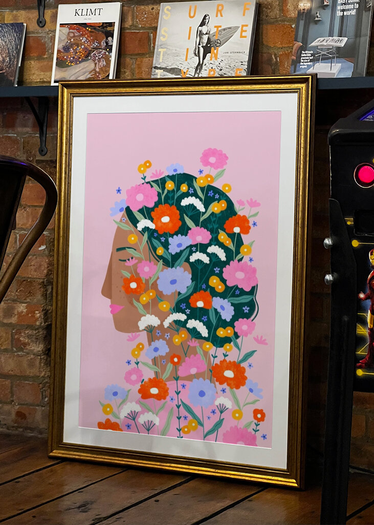 Kolorowy kwiat Lady #2833188