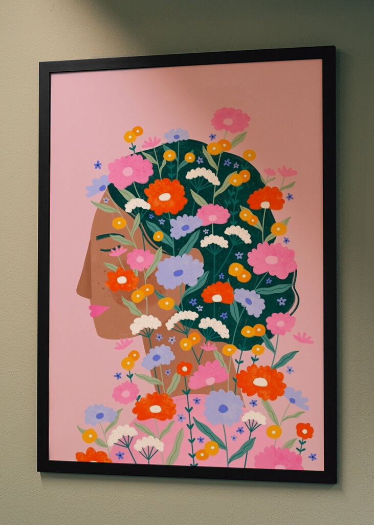 Kolorowy kwiat Lady #2833188