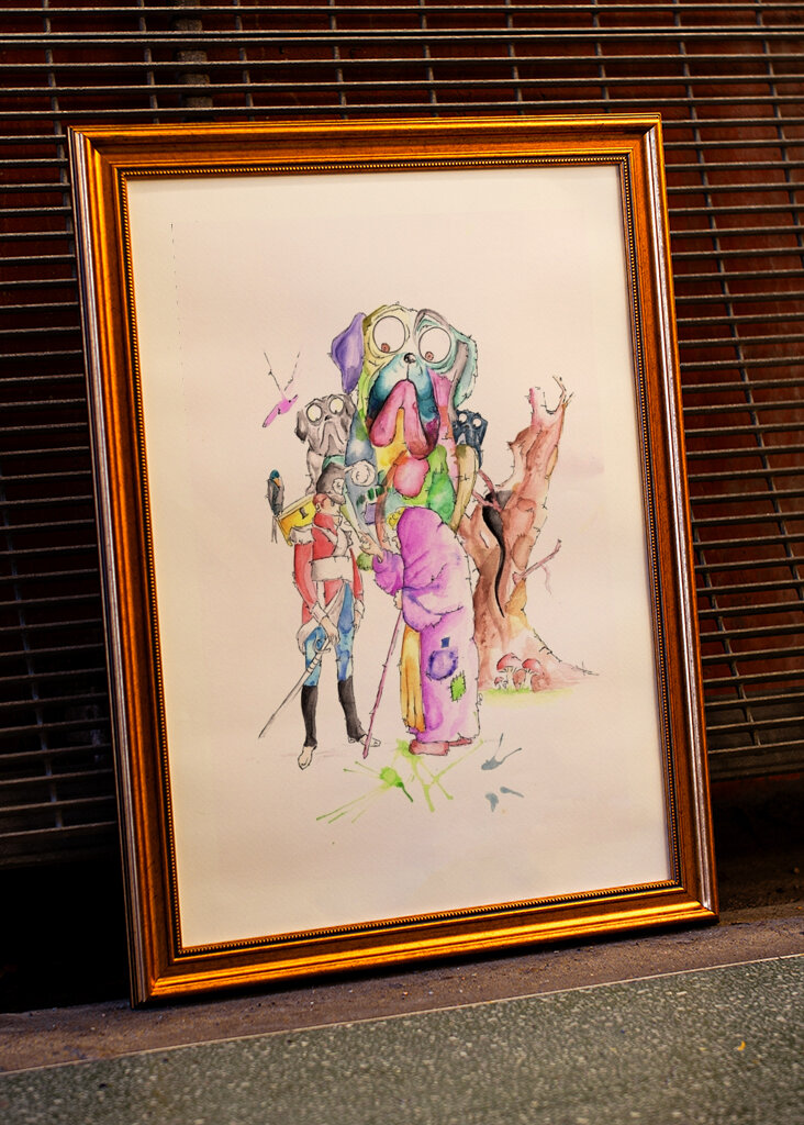 Die Pulverdose Illustration