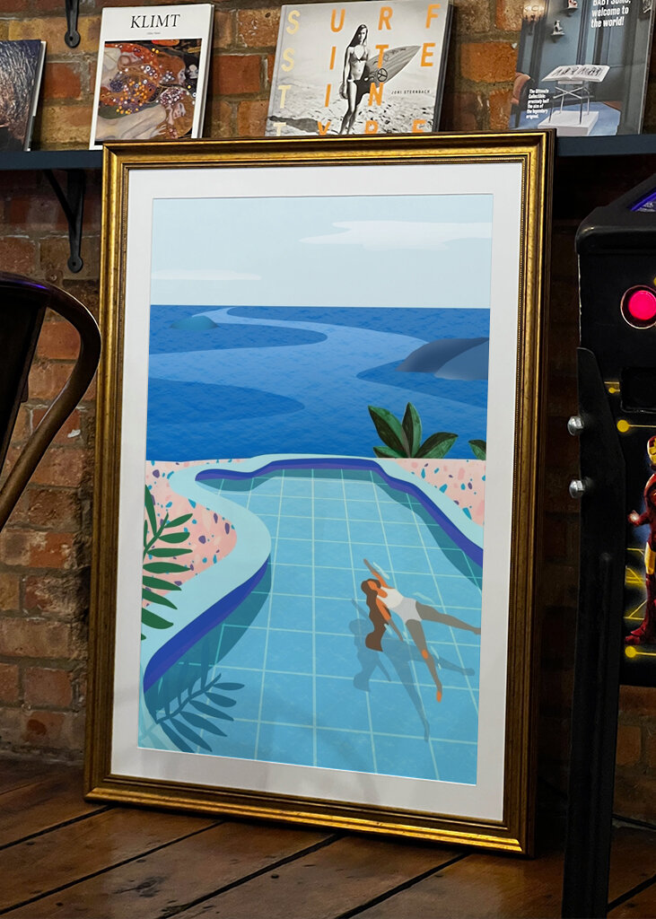 Meisje in zwembad #2505276