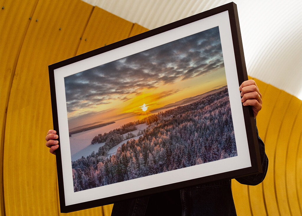 the white frost of the morning