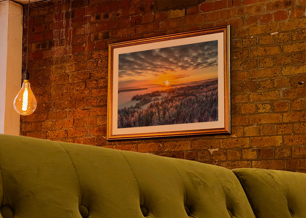 the white frost of the morning