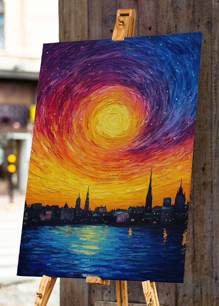 Stockholm Sonne und Sterne