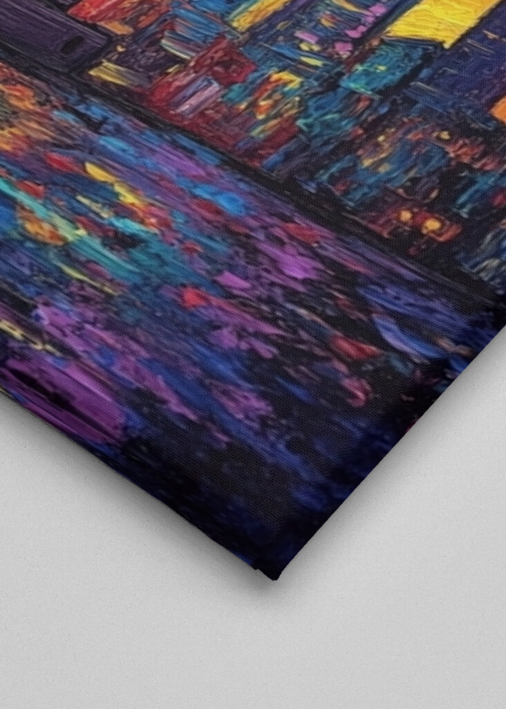 Socha Svobody s barvami USA