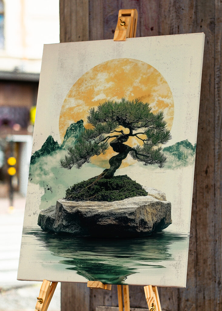 Bonsai Vintage Japanische Kunst