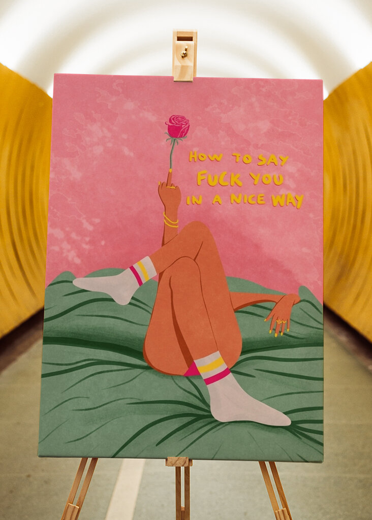 say fuck you in a nice way