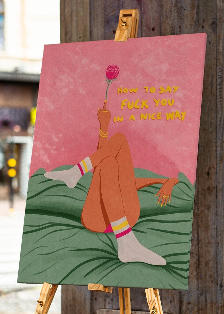 say fuck you in a nice way