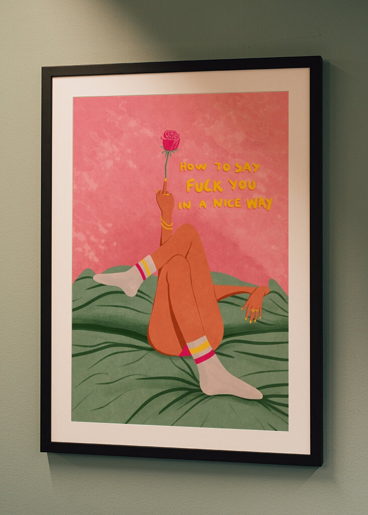 say fuck you in a nice way