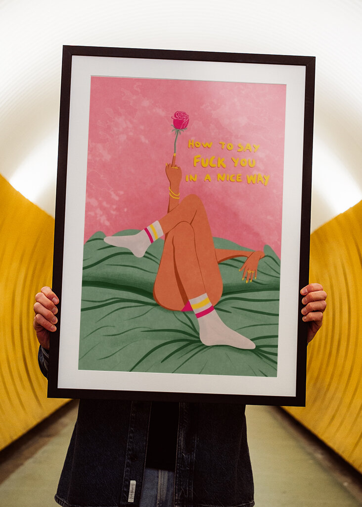 say fuck you in a nice way