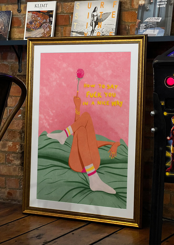 say fuck you in a nice way