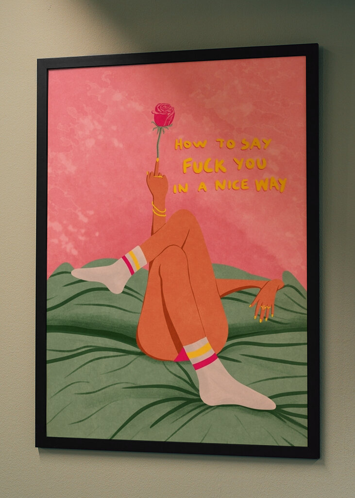 say fuck you in a nice way