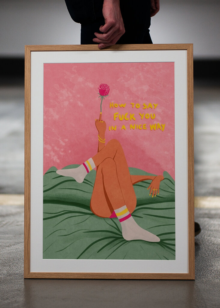 say fuck you in a nice way