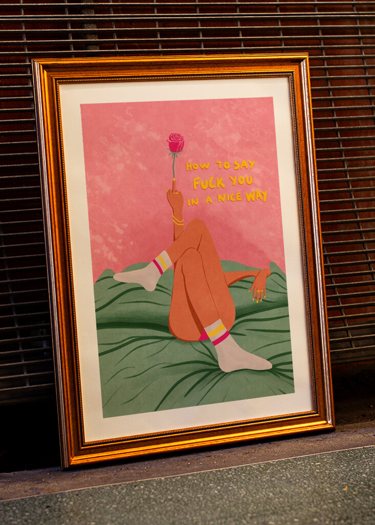 say fuck you in a nice way