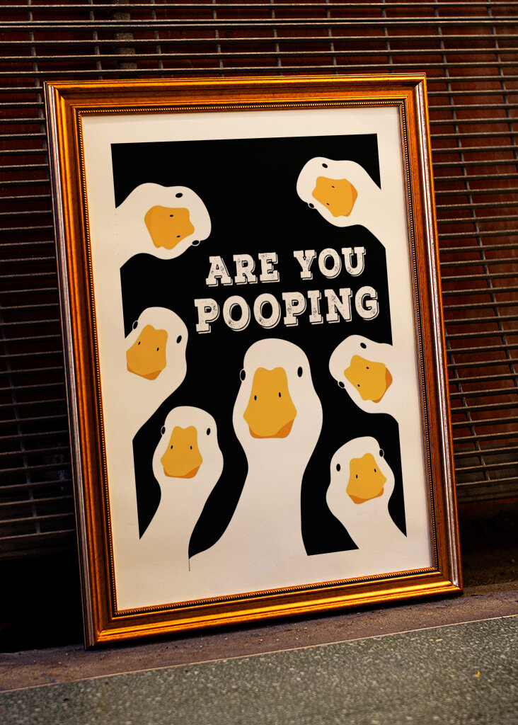 Are You Pooping Duck