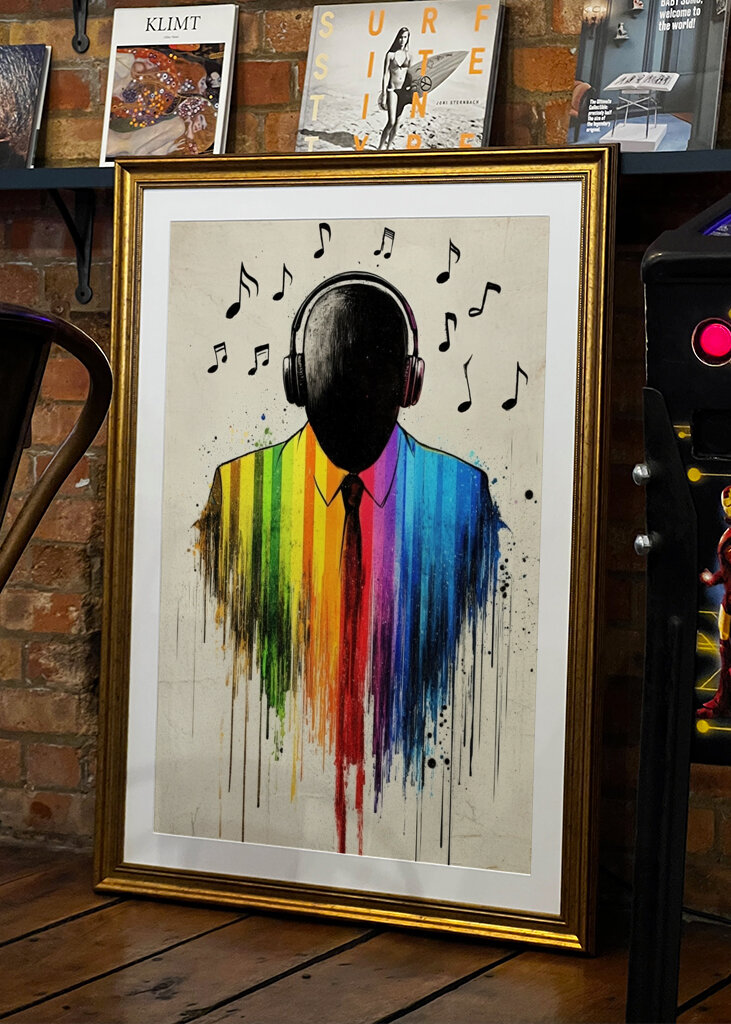 La musique crée de la couleur