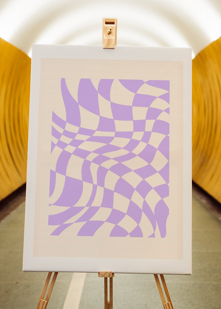 Paars abstract patroon