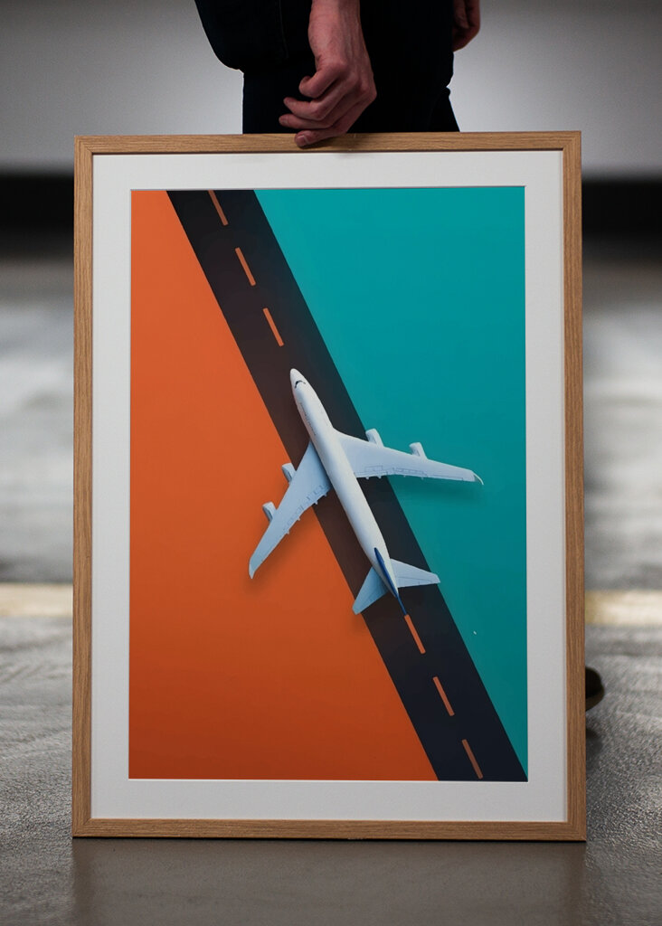 Decoración de aviones de papel