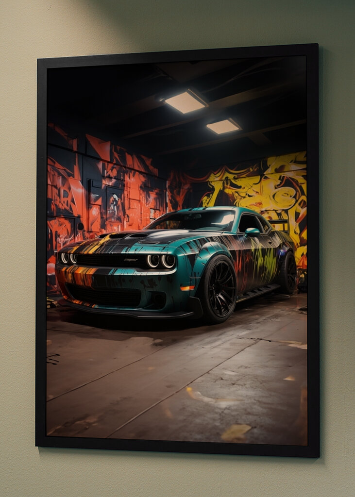 Graffiti Style Sportwagen