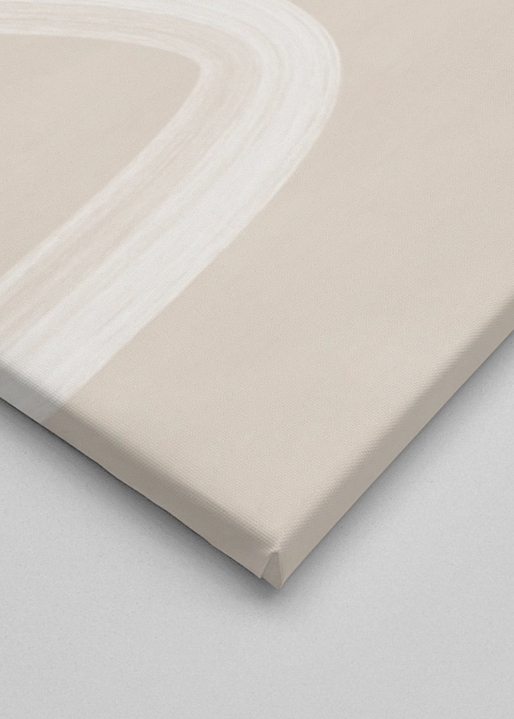 Beige Einzeilige Zeichnung