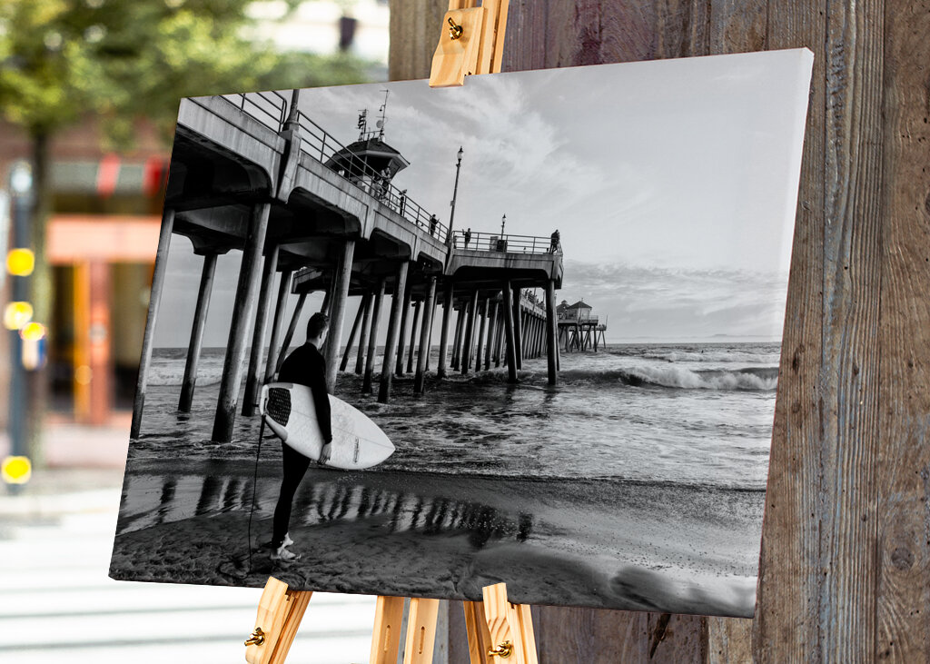 Huntington Beach Pier Surfer