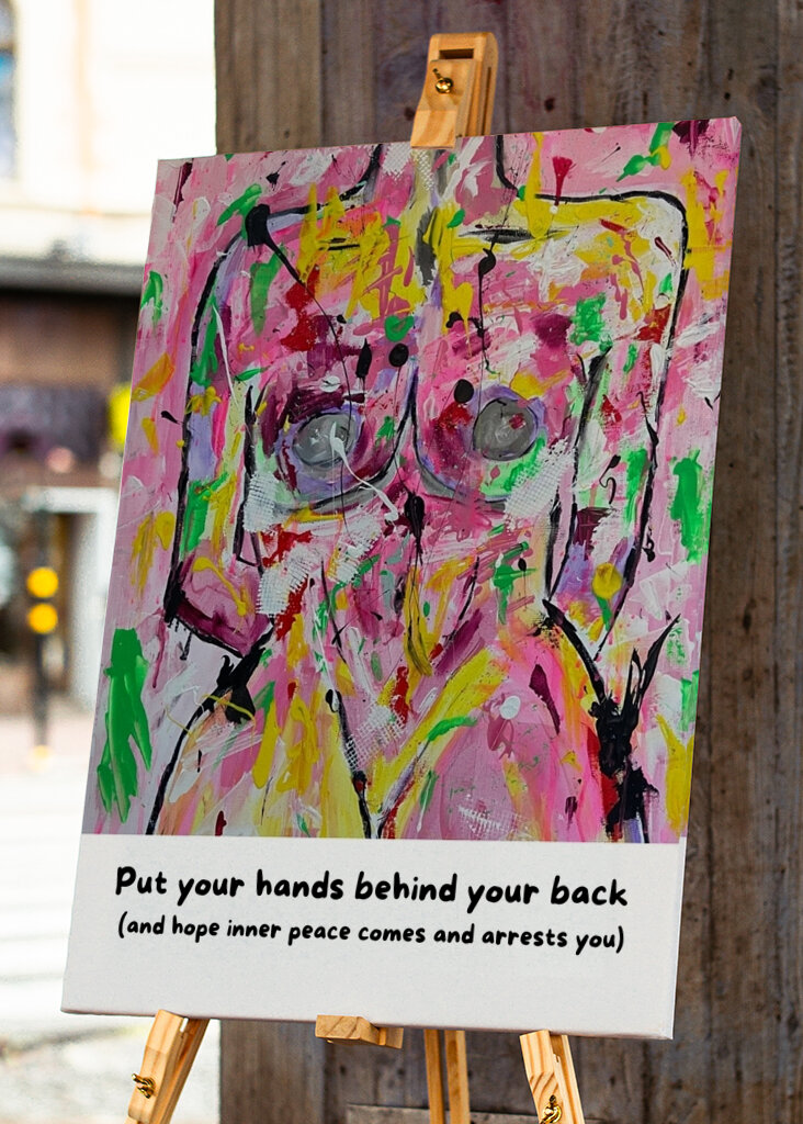 Handen achter je rug