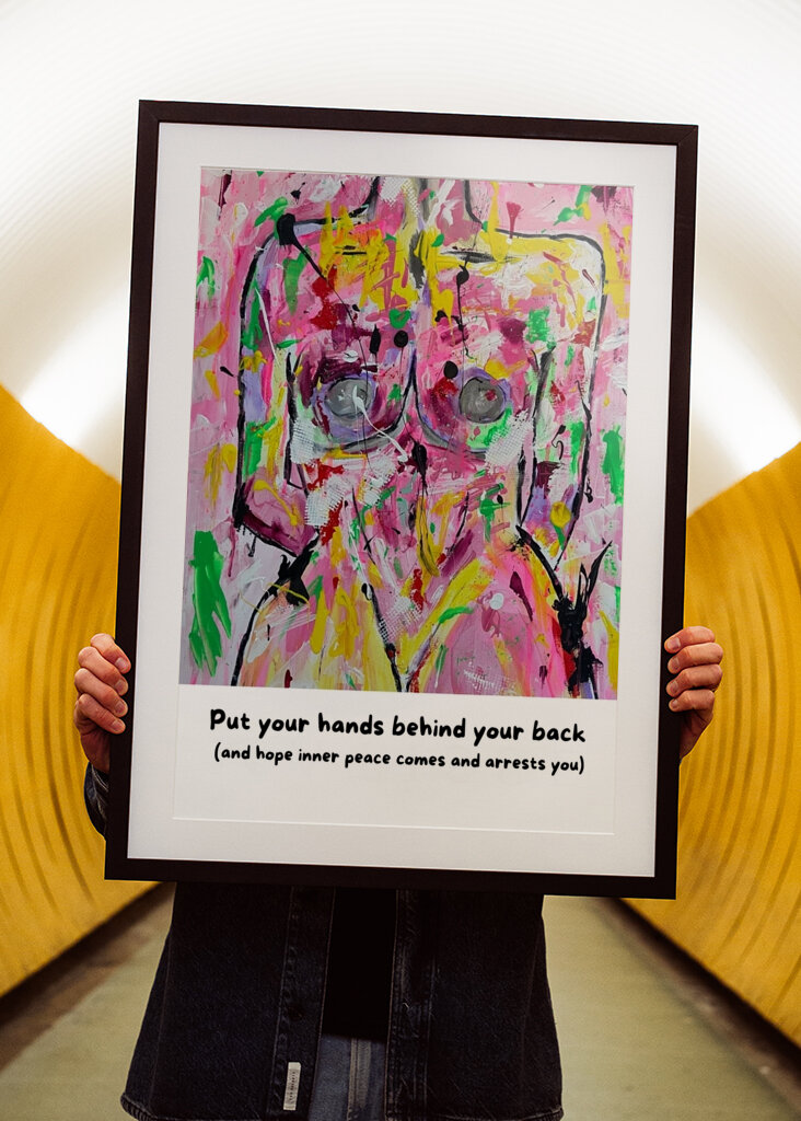 Handen achter je rug