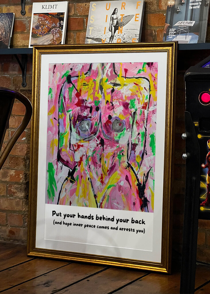 Handen achter je rug