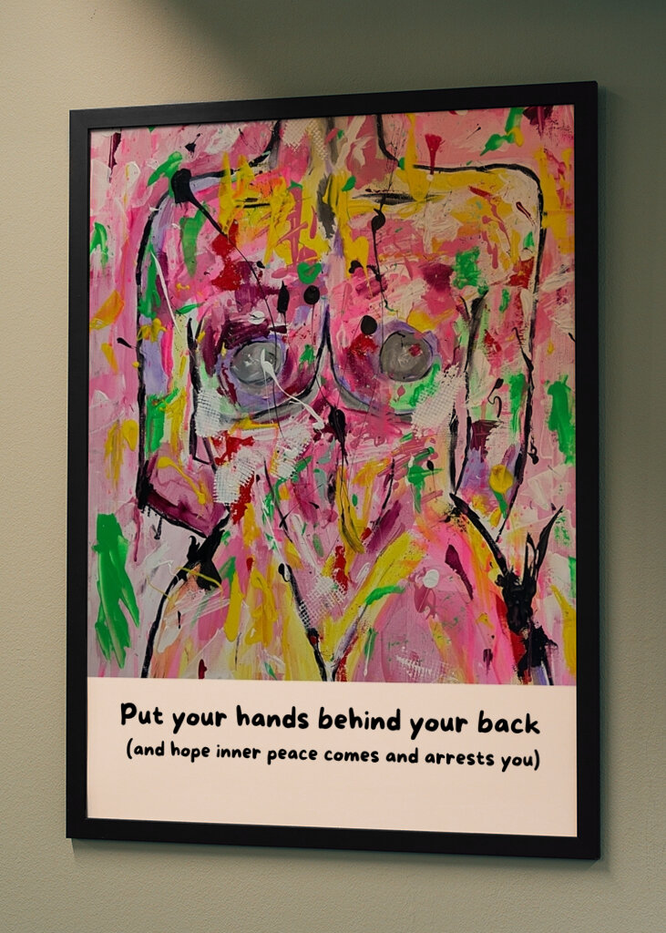 Handen achter je rug