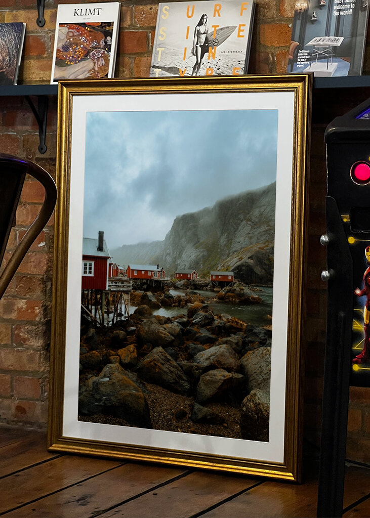 Norwegian fishing huts