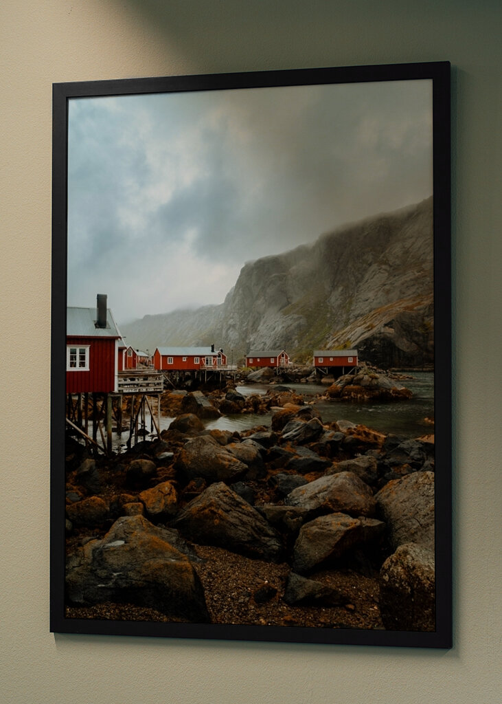 Norwegian fishing huts