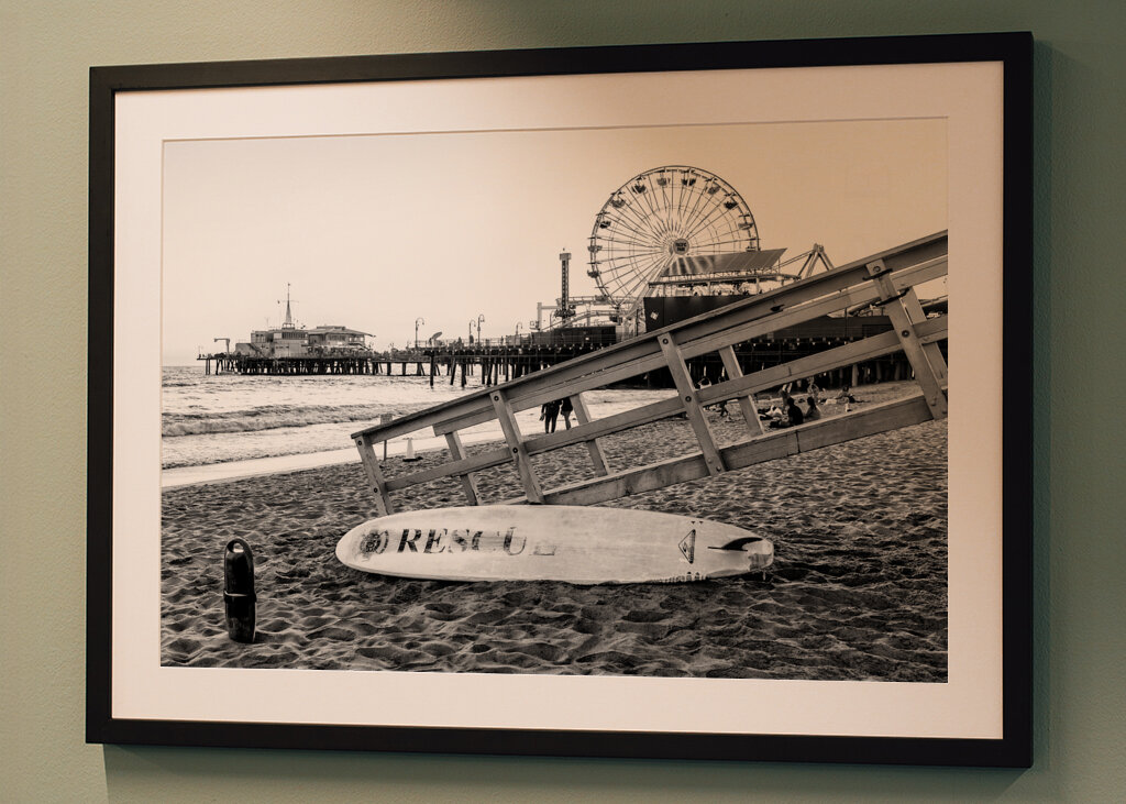 Rettung am Strand von Santa Monica